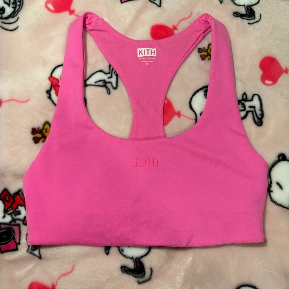 Kith Bright Pink Sports Bra